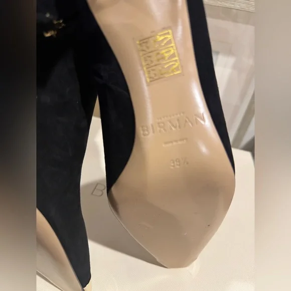 ALEXANDRE BIRMAN Olivia 60 embellished suede ankle boots. SZ 38.5. NIB - Picture 8 of 10